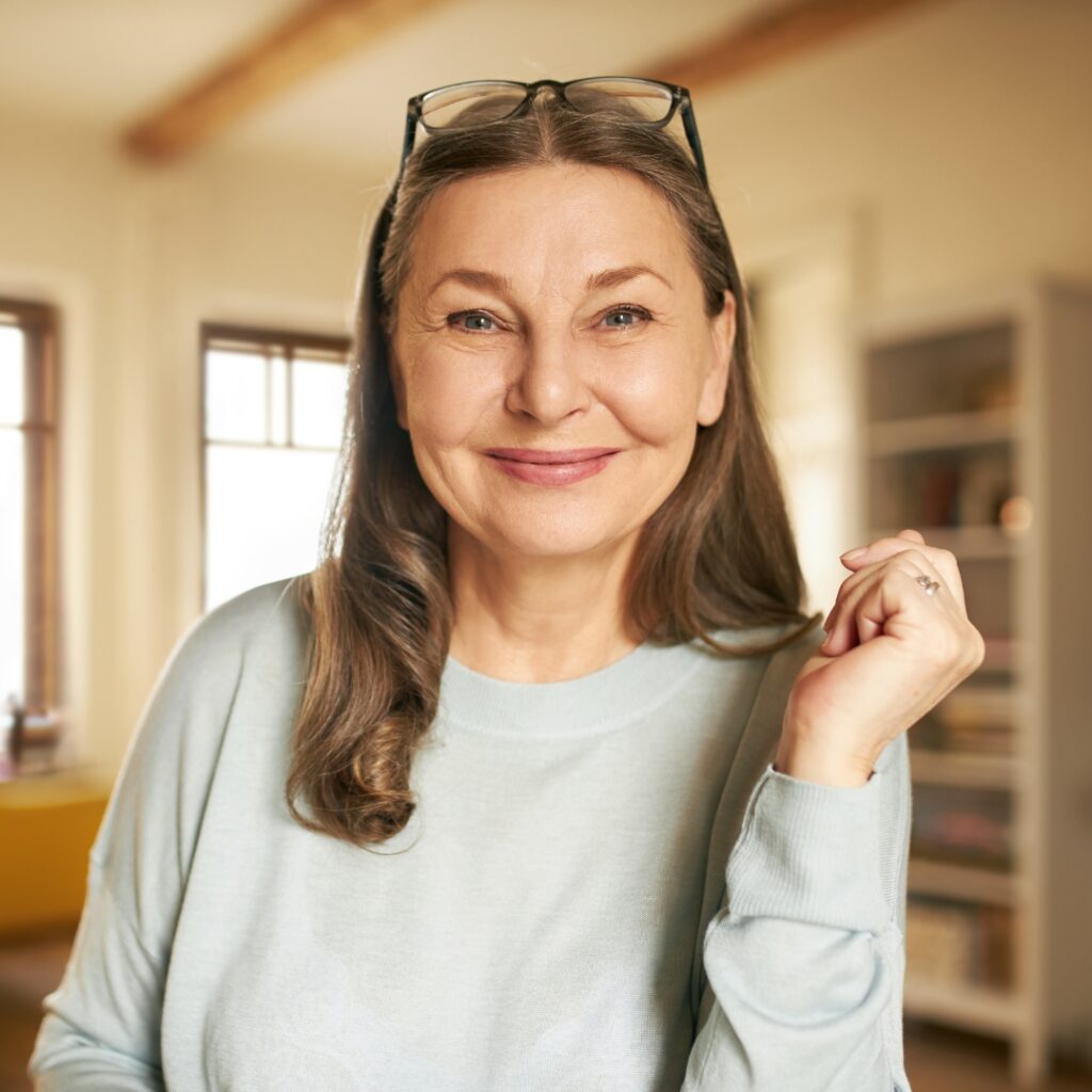 image of a confident woman